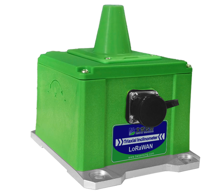 ποιότητας  LoRaWAN LWHD-WM400 Long Distance Wireless Inclinometer Accuracy 0.005° Εργοστάσιο